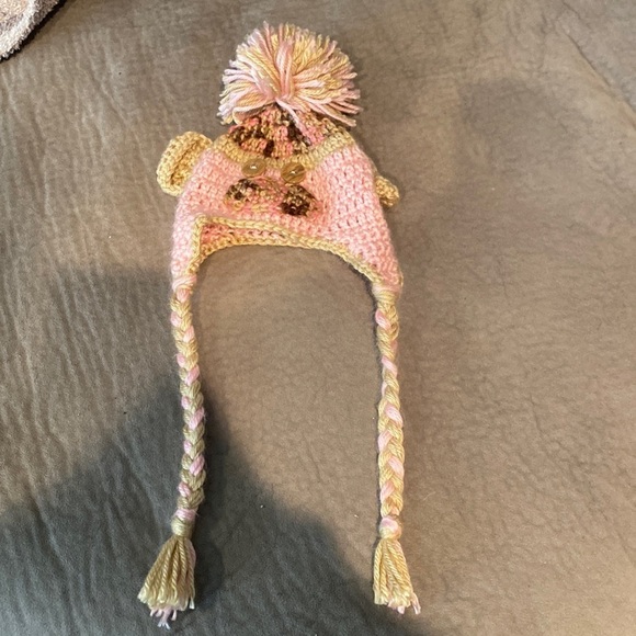Hand made infant sock monkey hat - Picture 2 of 3